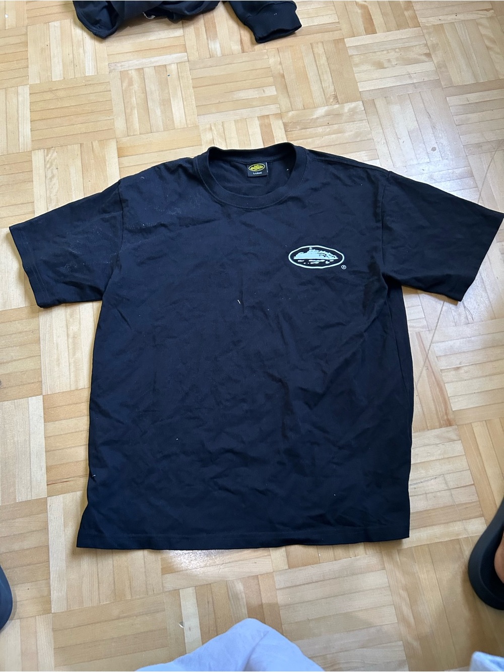 Black Men's Graphic Corteiz T-Shirt